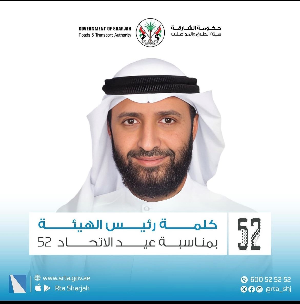 Speech of the Chairman of the Authority on the occasion of the 52nd National Day