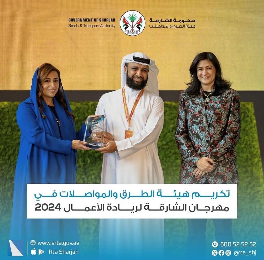 Roads and Transport Authority honored at Sharjah Entrepreneurship Festival 2024